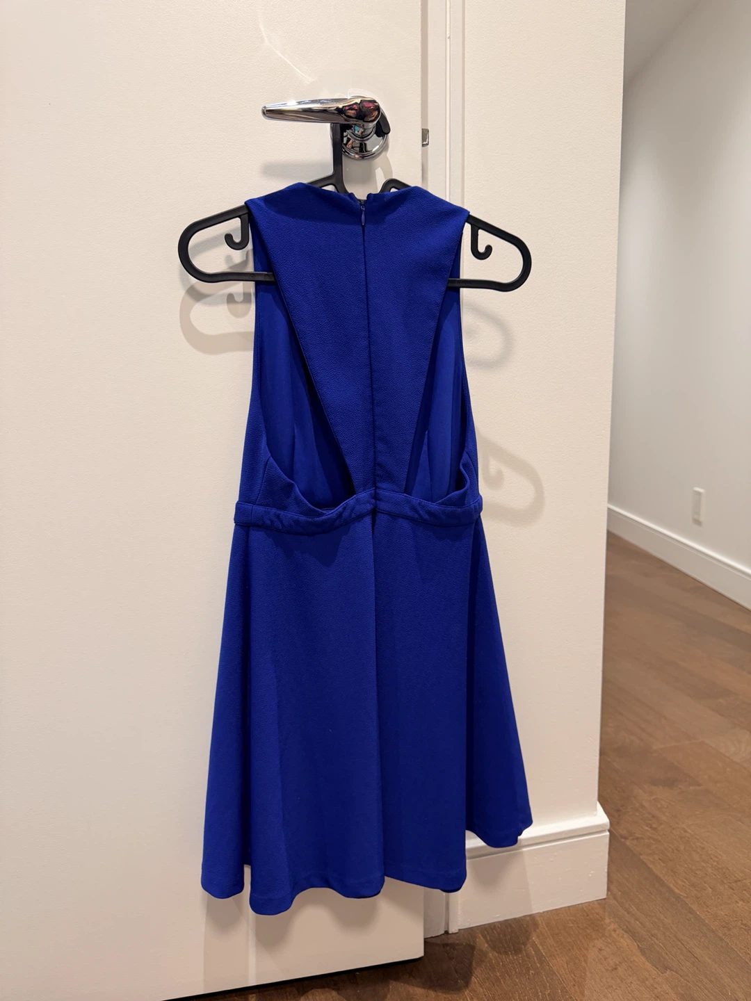 Royal Blue V-Neck Mini Dress - photo 2