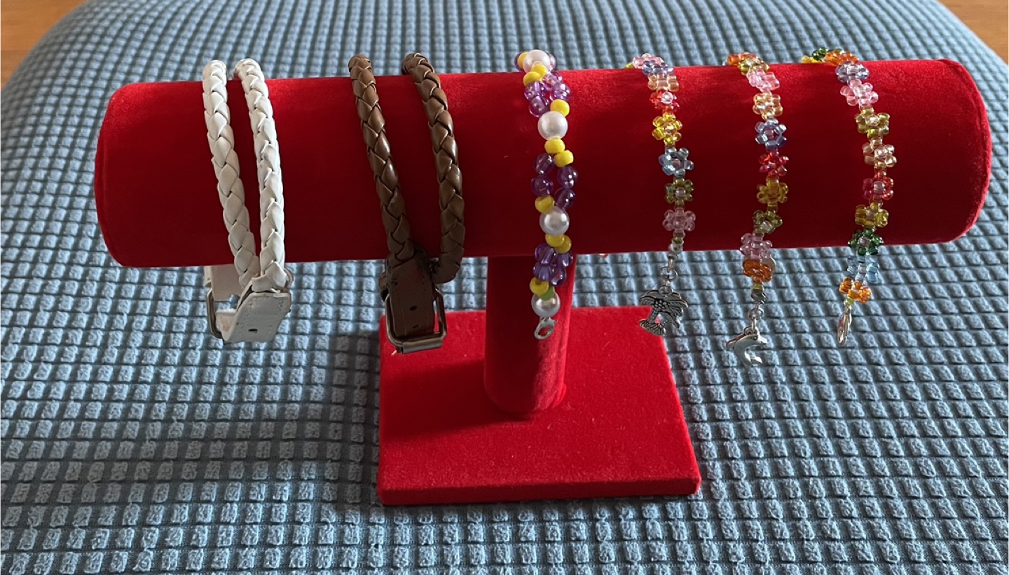 Beaded Bracelets and Faux Leather Bracelets