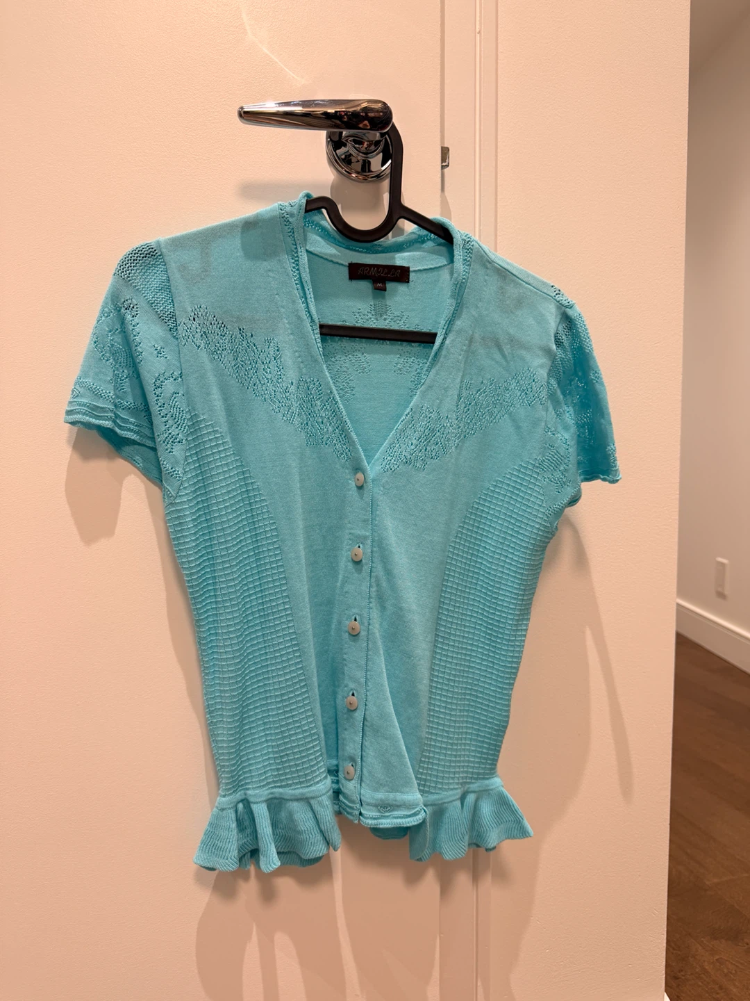 ARMOO.CA Blue Cardigan