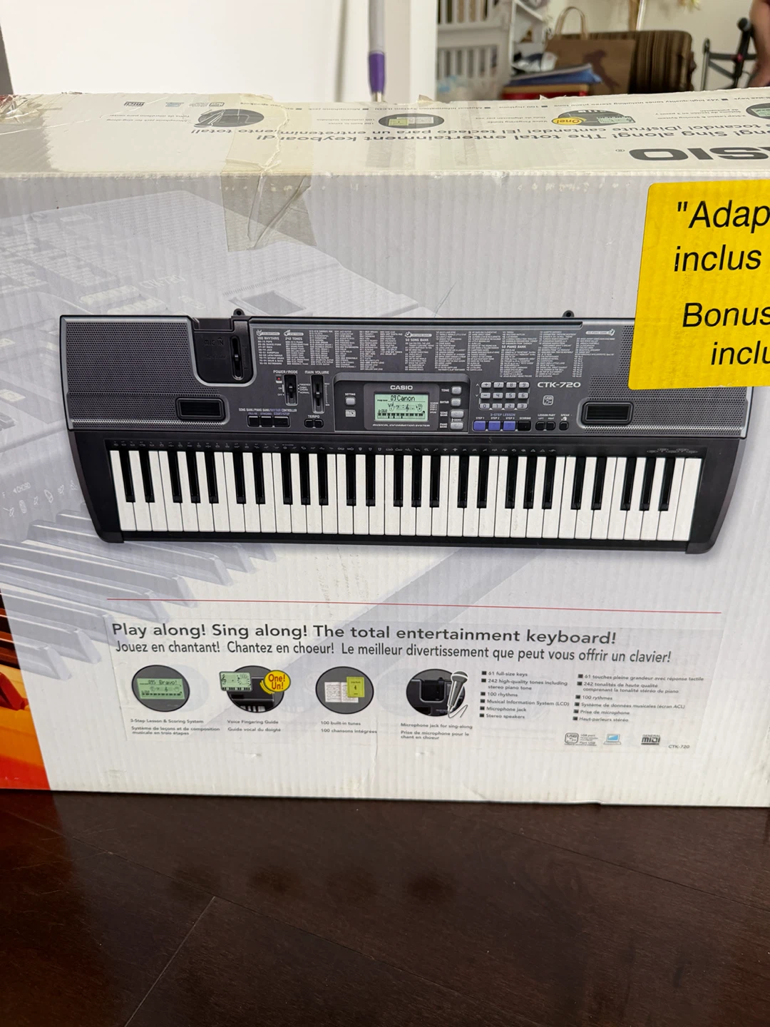 Casio CTK-720 Electronic Keyboard - photo 2