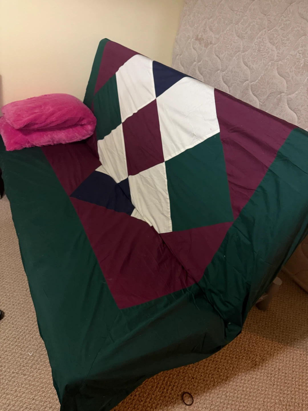 Futon Bed Frame with Quilted Duvet Set - photo 3