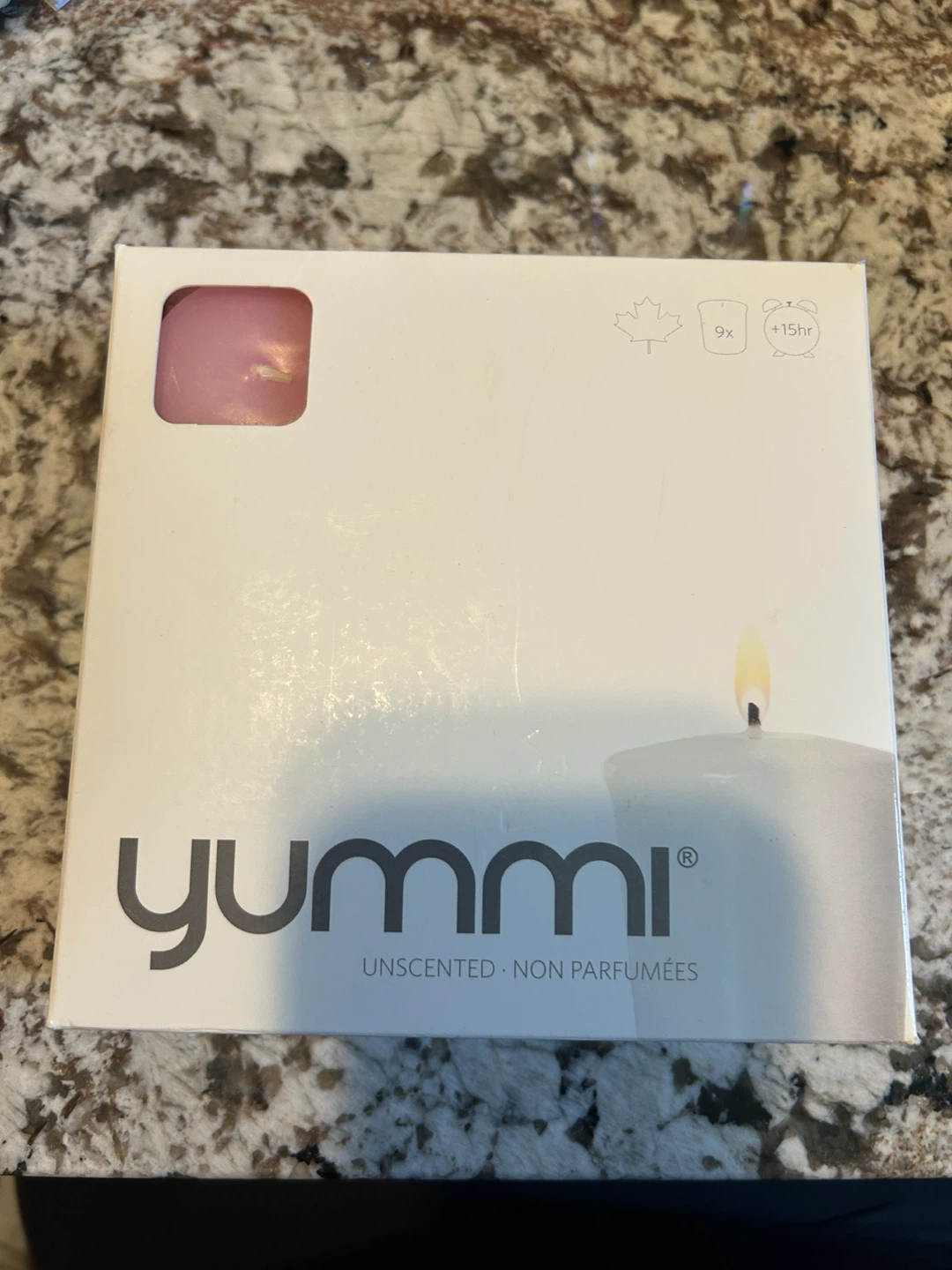 Yummi Unscented Votive Candles - Blush Pink (9-Pack)