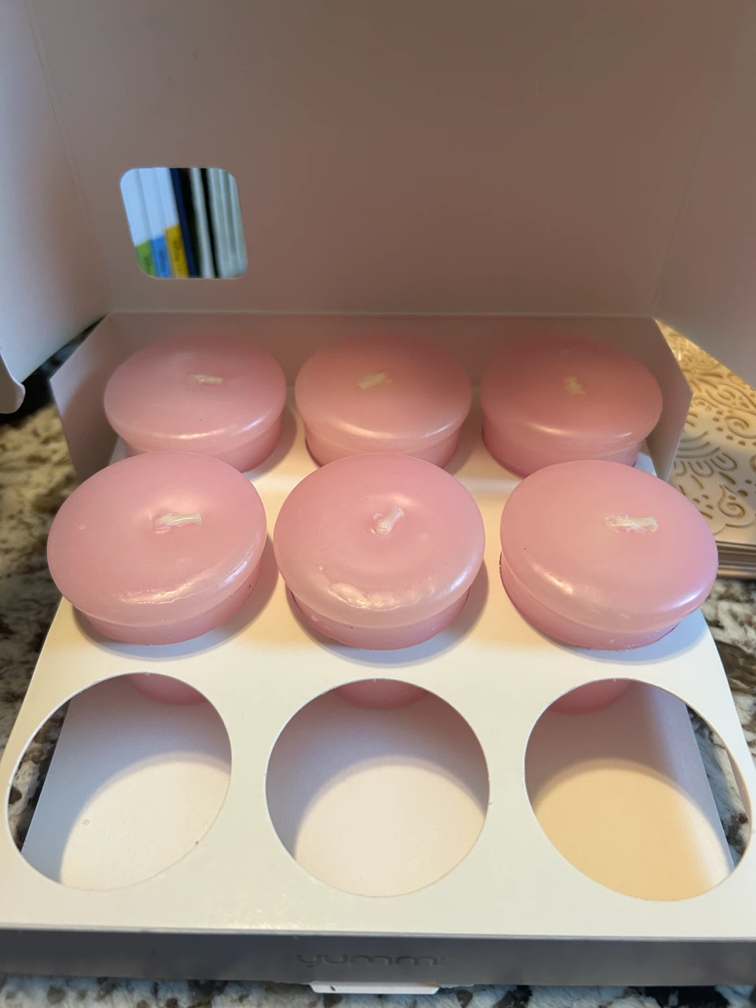 Yummi Unscented Votive Candles - Blush Pink (9-Pack) - photo 2