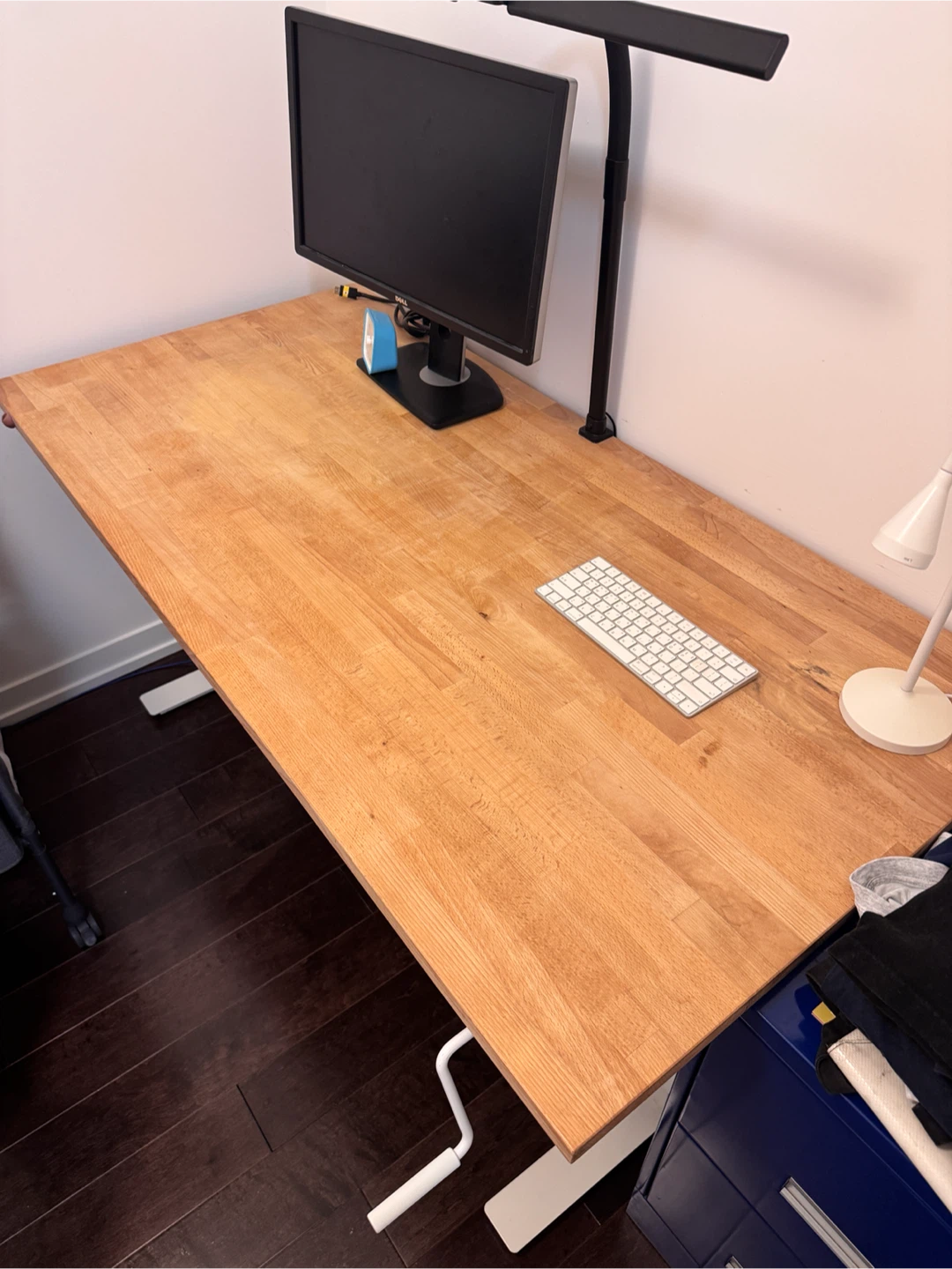 IKEA STARSTA Standing desk w/ Wood table top