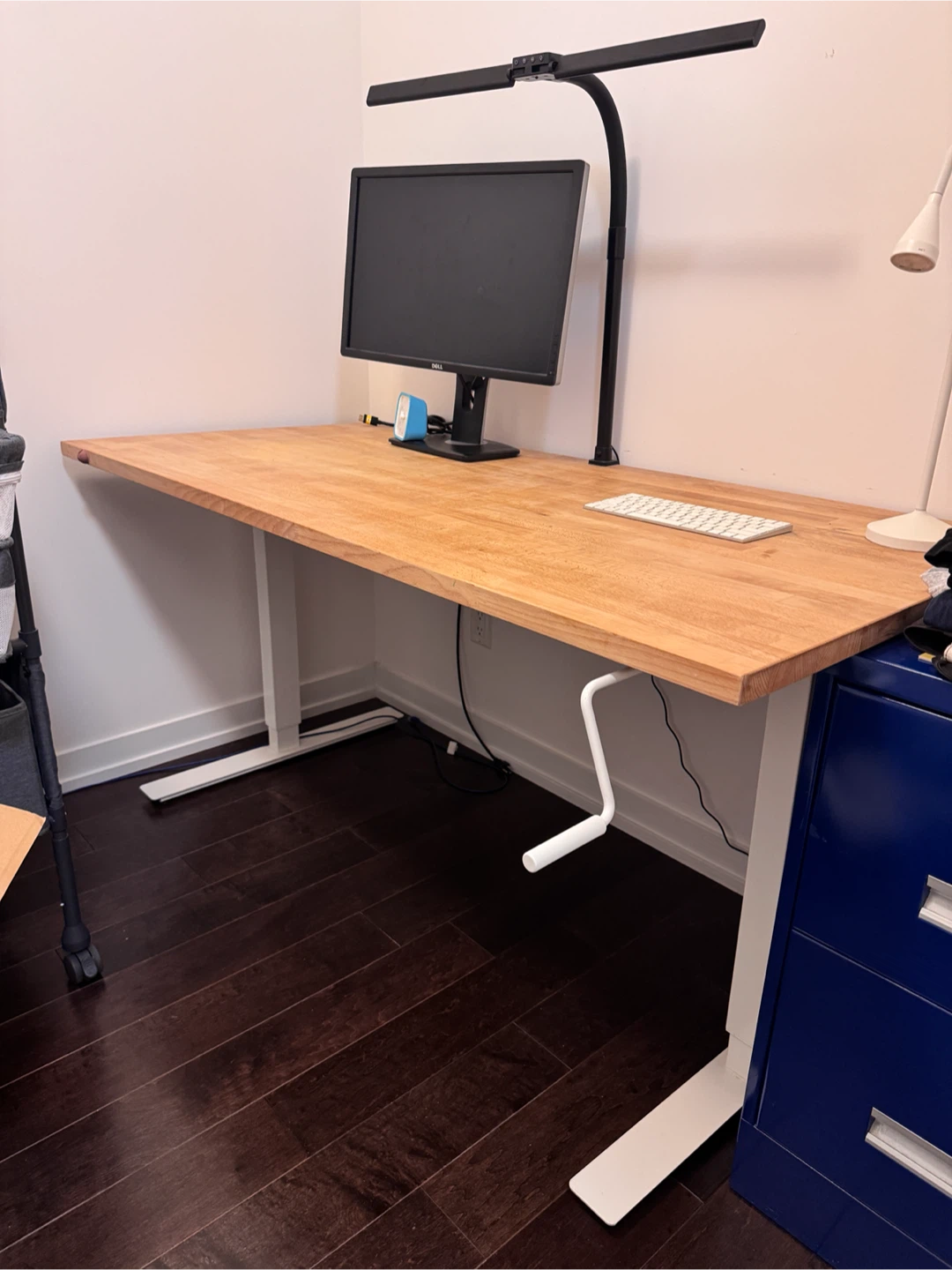 IKEA STARSTA Standing desk w/ Wood table top - photo 5