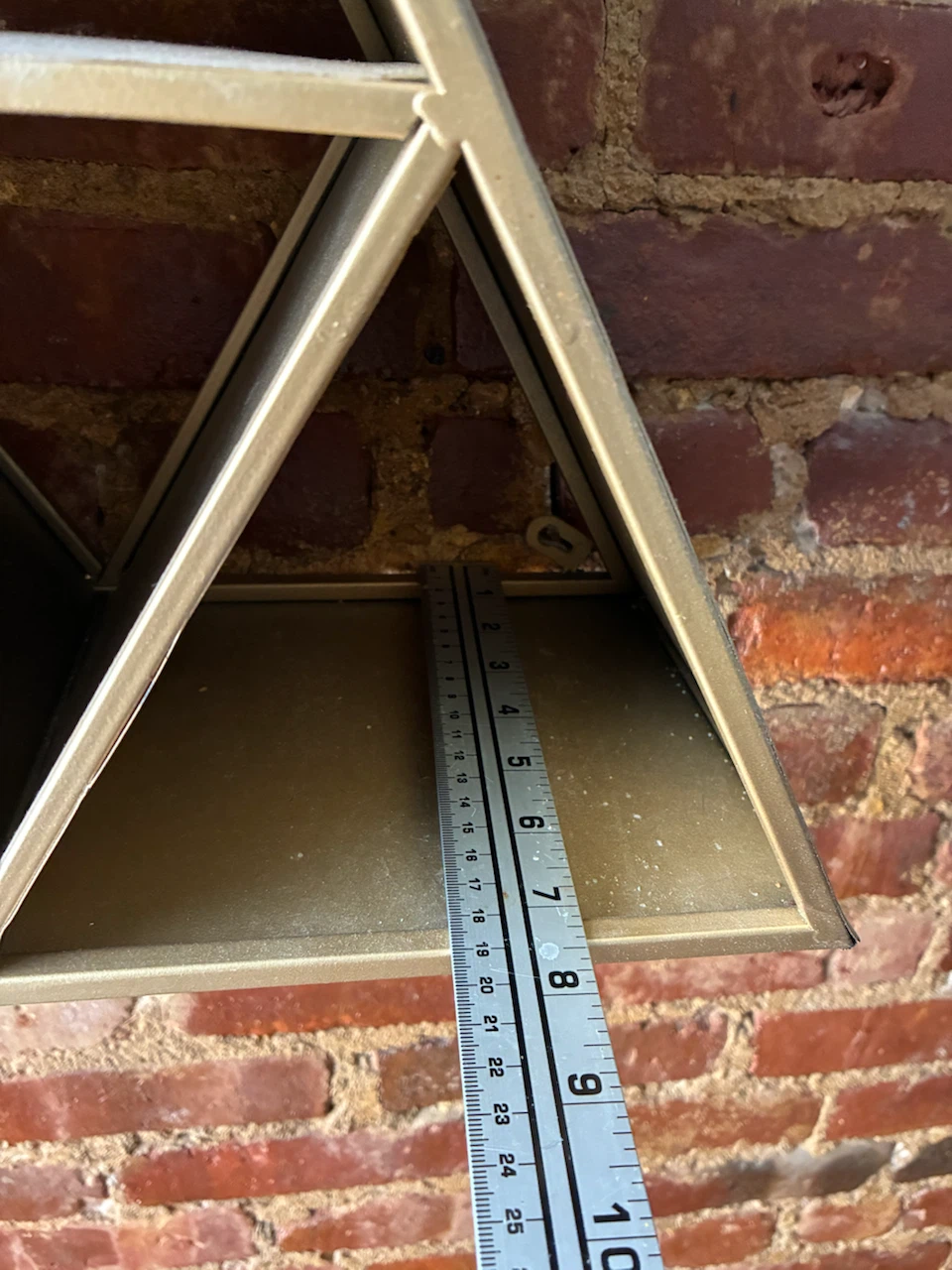 Gold Geometric Triangle Shelf - photo 5