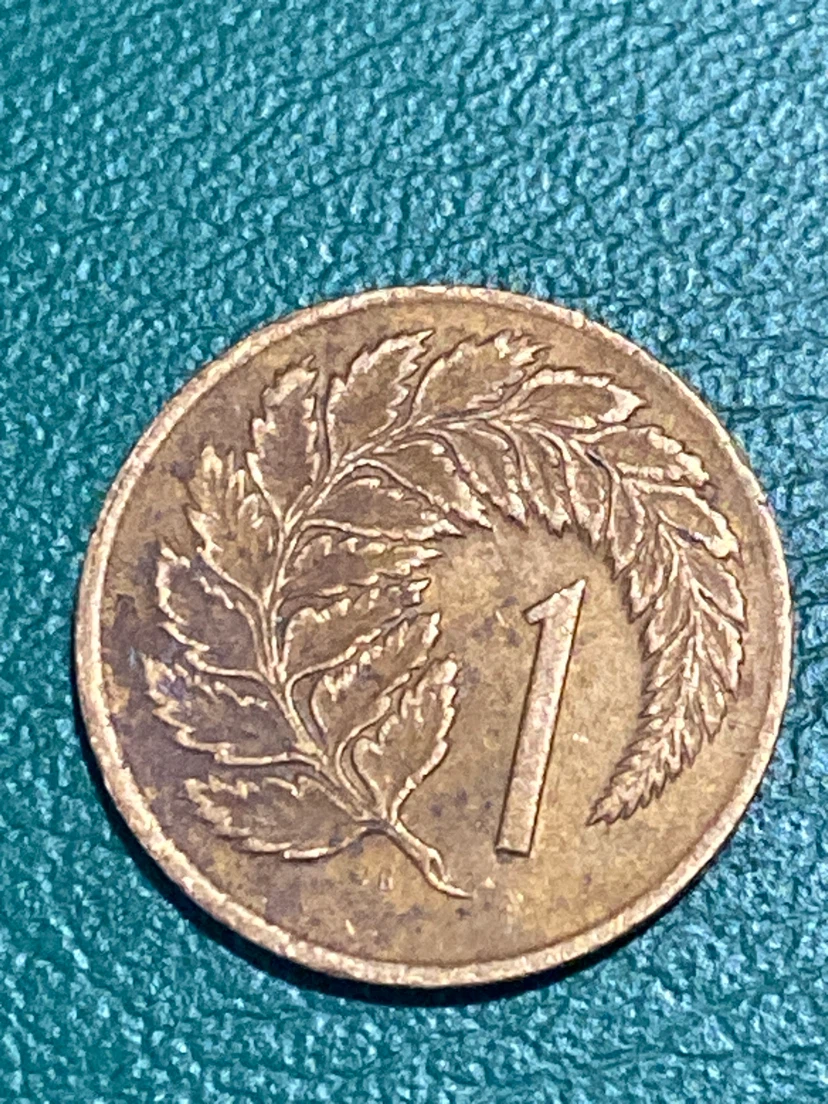 1974 New Zealand 1 Cent Coin