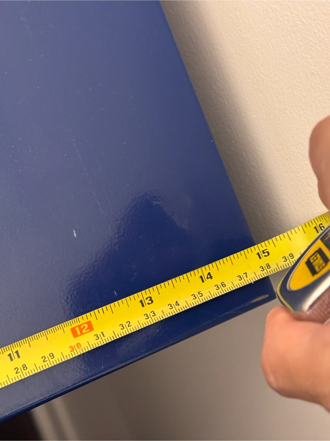Blue 2-Drawer Metal Filing Cabinet - photo 2
