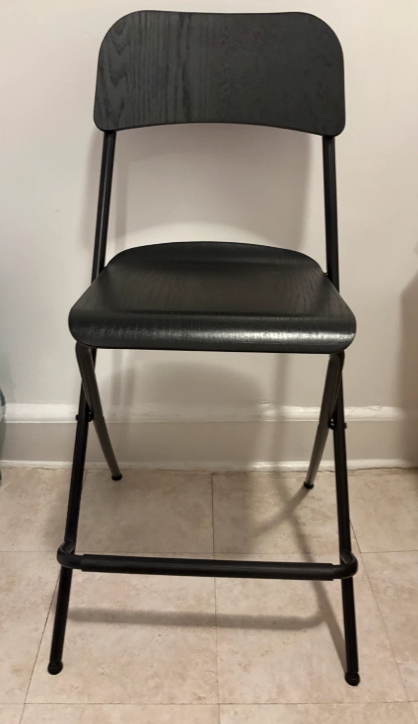 IKEA Franklin Counter Height Chair Black/Black - photo 2