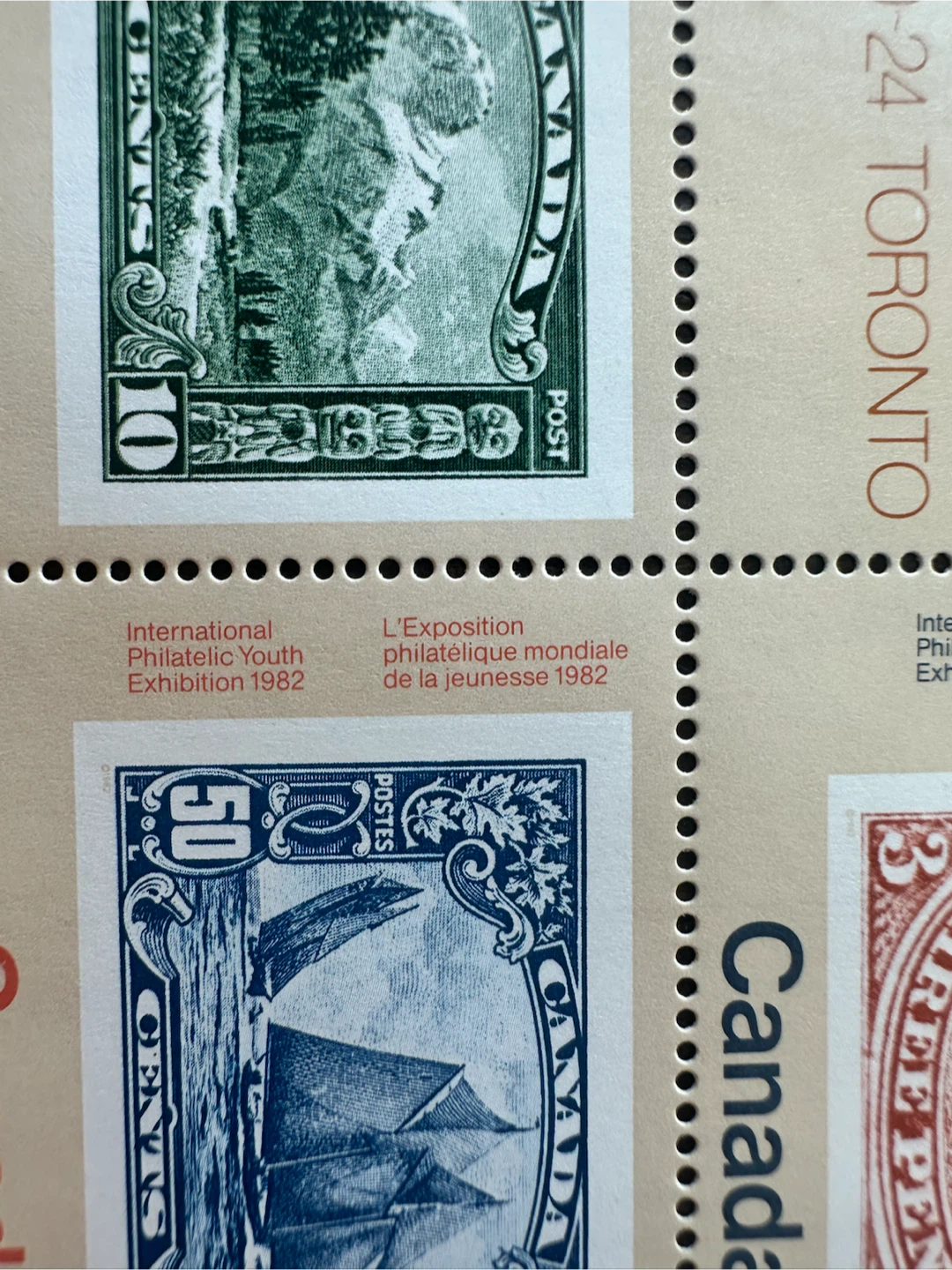 Canada 1982 Philatelic Youth Exhibition Stamp Sheet #913a - photo 2