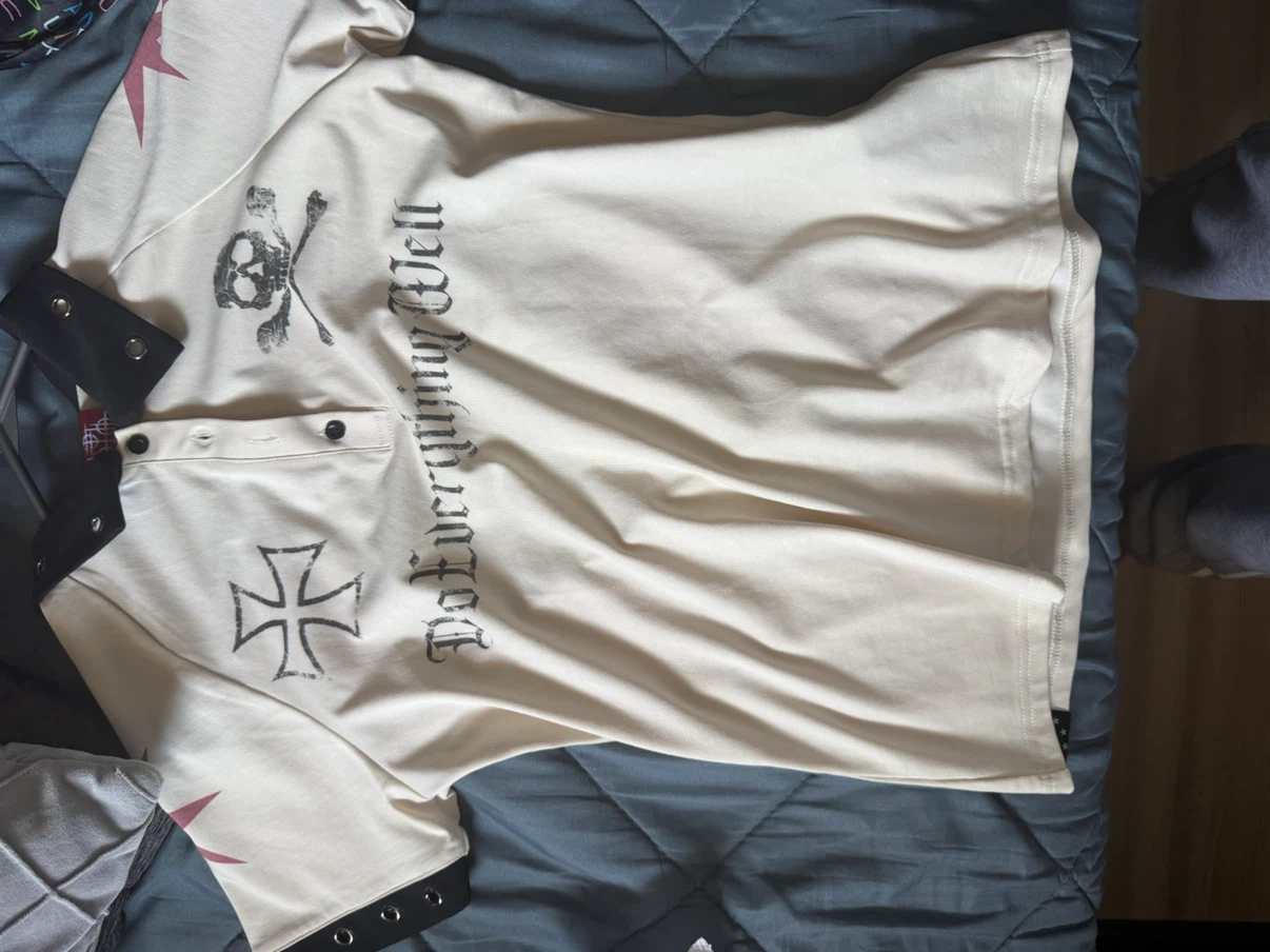 Detwonline punk fashion polo shirt - photo 2
