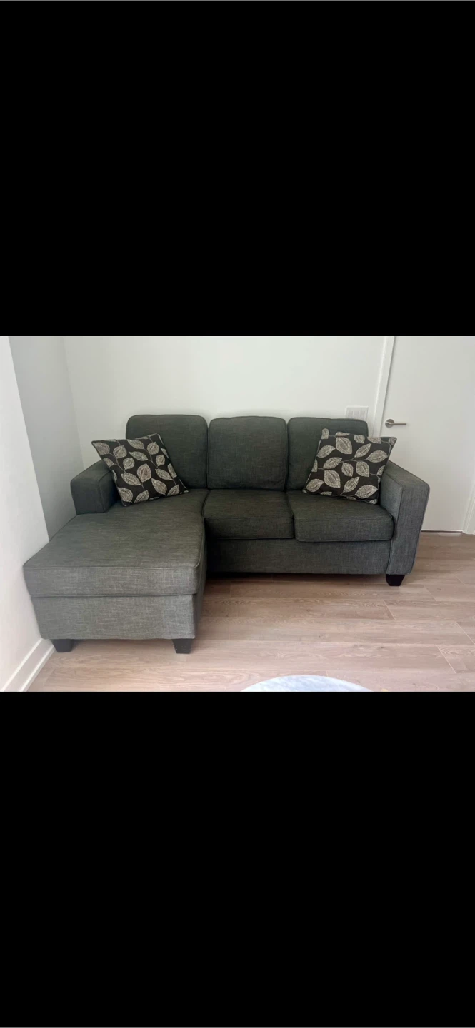 Dark Grey Sectional Sofa