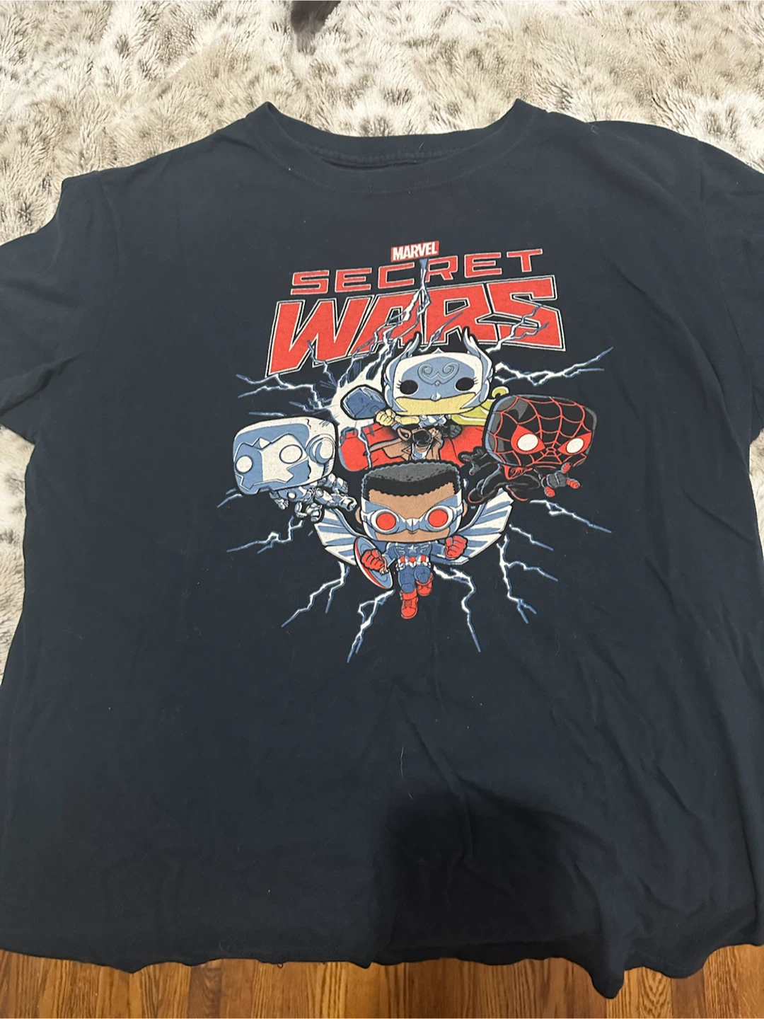 Marvel Secret Wars Pop! Tees T-Shirt Medium