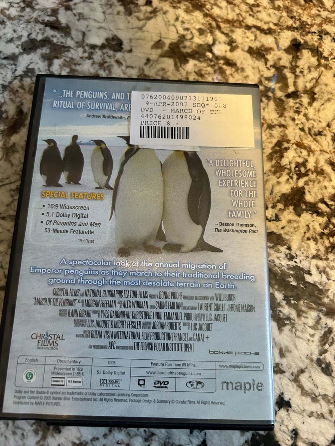 March of the Penguins DVD - photo 2