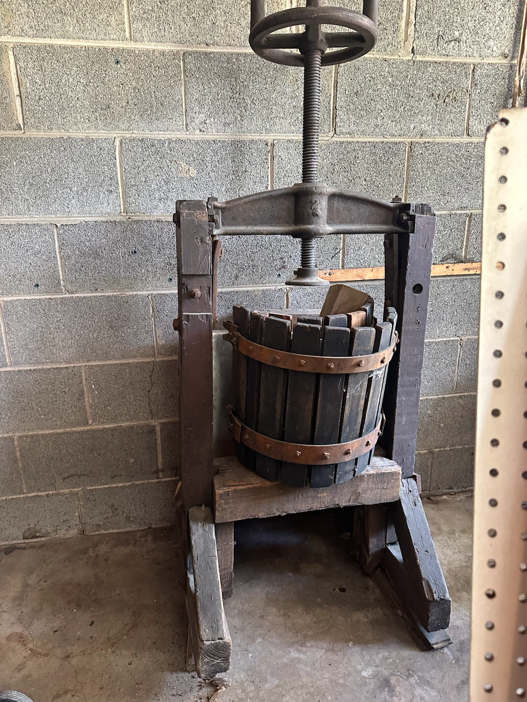 Press for grape and apple