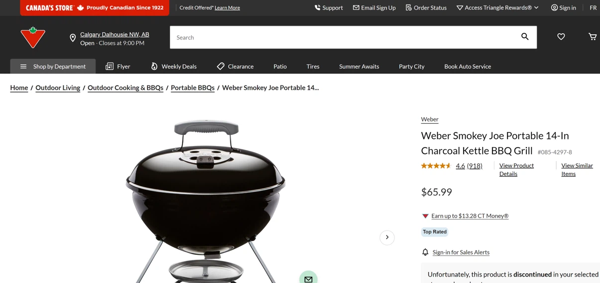 Brand NEW Weber Smokey Joe 14-In Charcoal Kettle Grill - photo 2