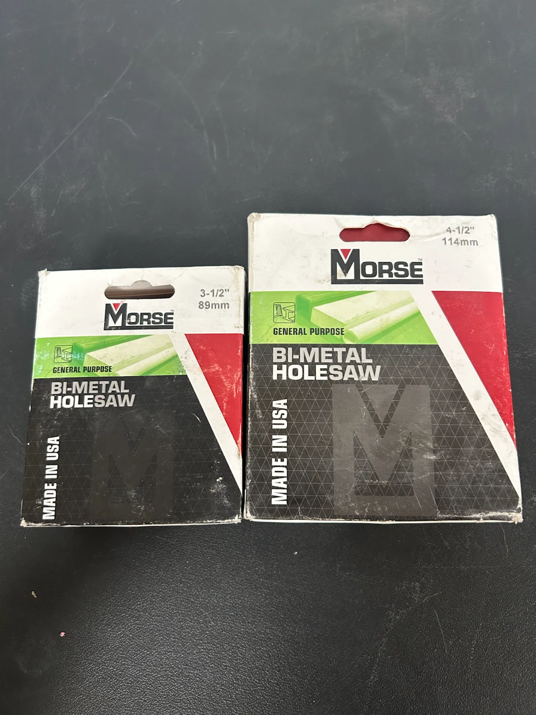 Morse Bi-Metal Hole Saws 3-1/2" and 4-1/2"