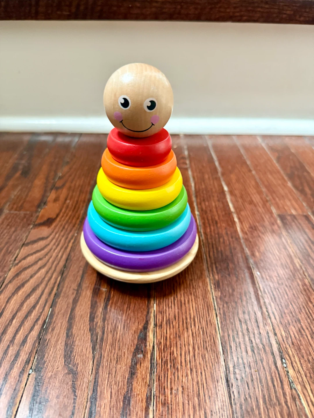 Wooden Rainbow Stacking Toy