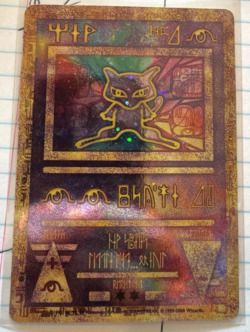 Holo Mew Pokémon Card (Wizards of the Coast)