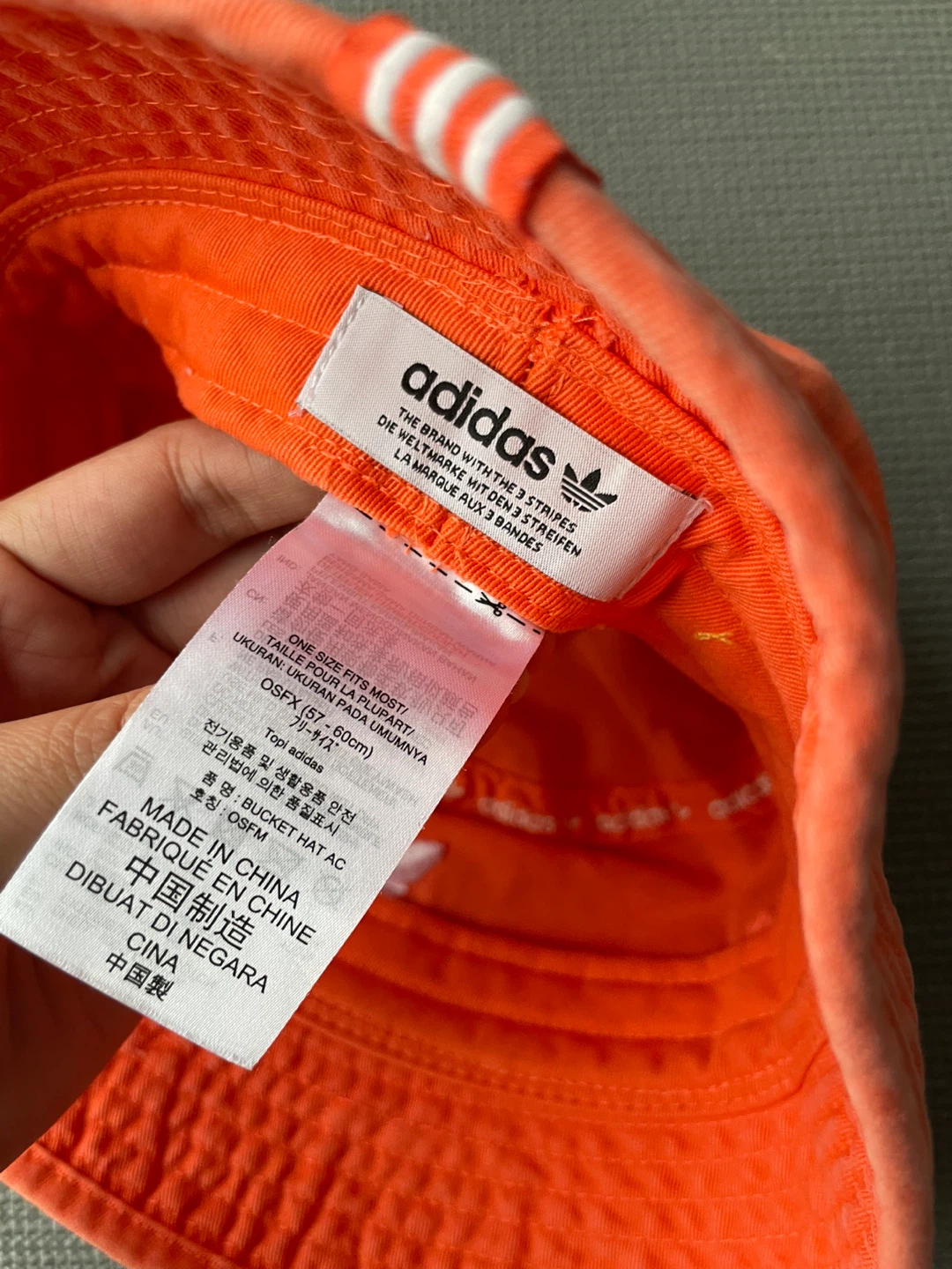 Orange Adidas Bucket Hat OSFX - photo 5