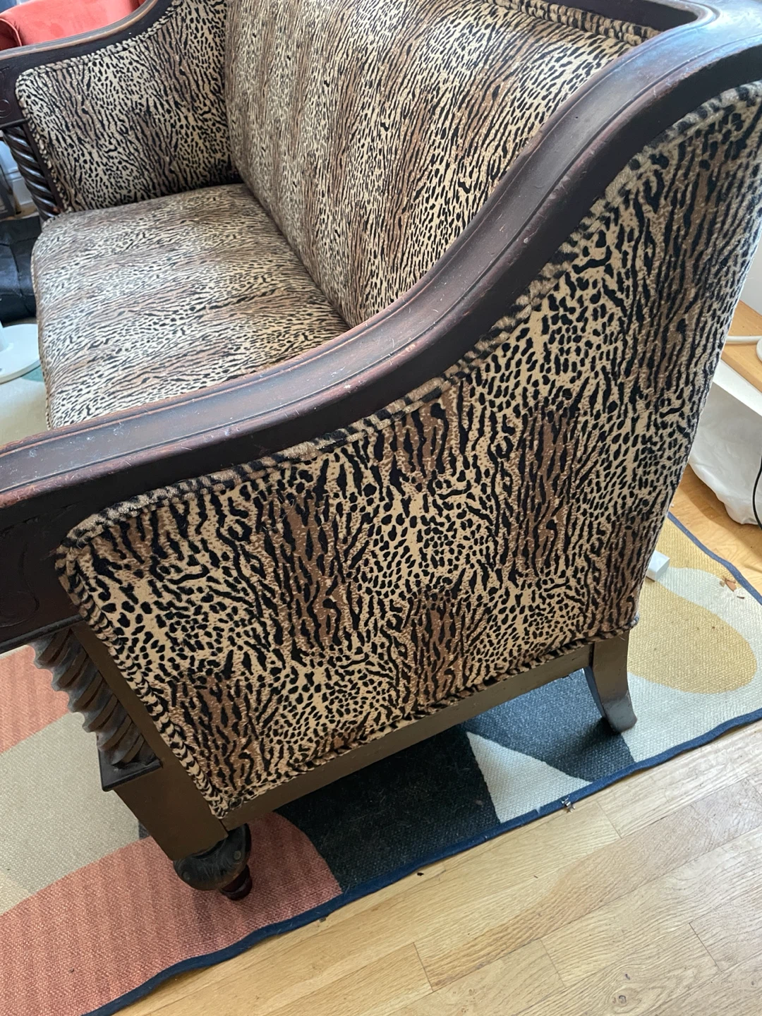Antique 19th C. Duncan Phyfe Leopard Sofa + FREE Brooklyn Deliv - photo 2
