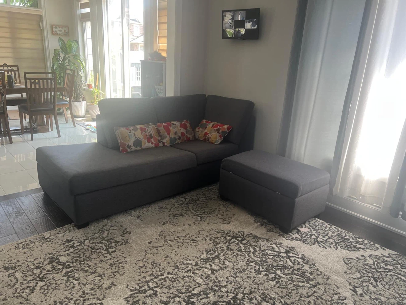 Like new  L shaped sofa - photo 2