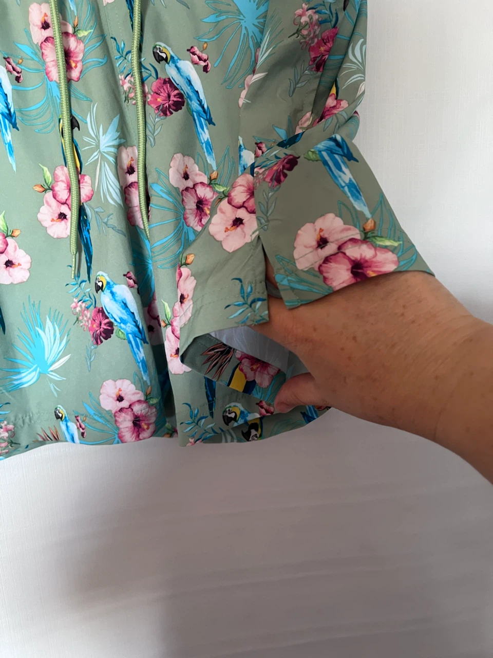 George Men's Swim Trunks XL Floral Parrot Print - photo 2