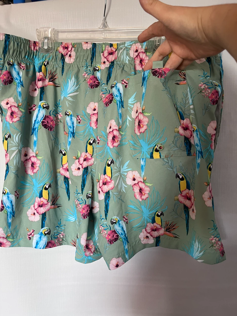 George Men's Swim Trunks XL Floral Parrot Print - photo 4