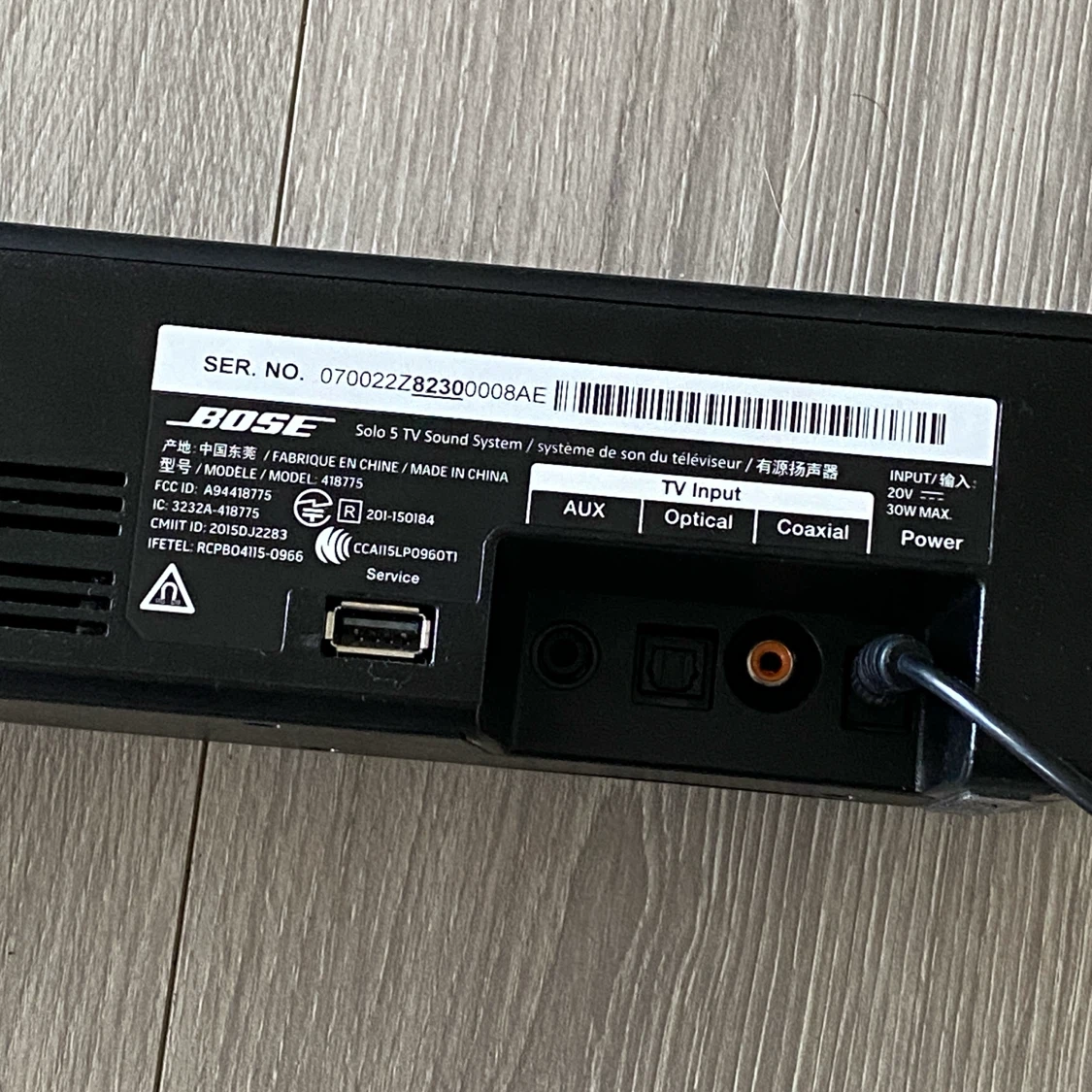 Bluetooth Bose Solo 5 Soundbar - photo 4