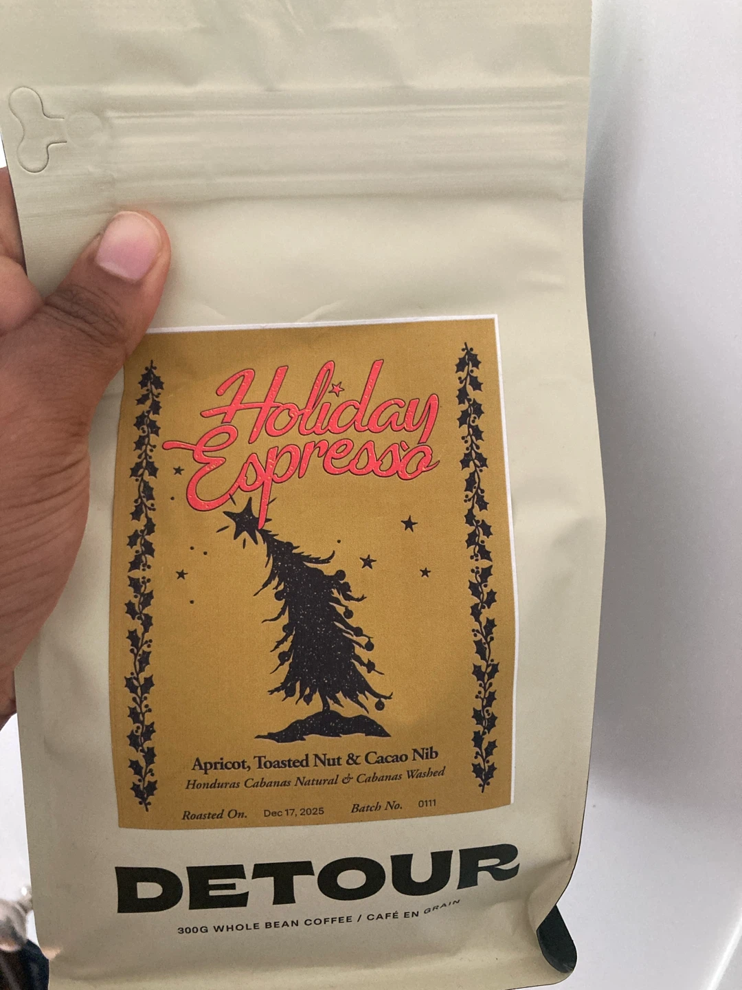 Detour Holiday Espresso Whole Bean Coffee