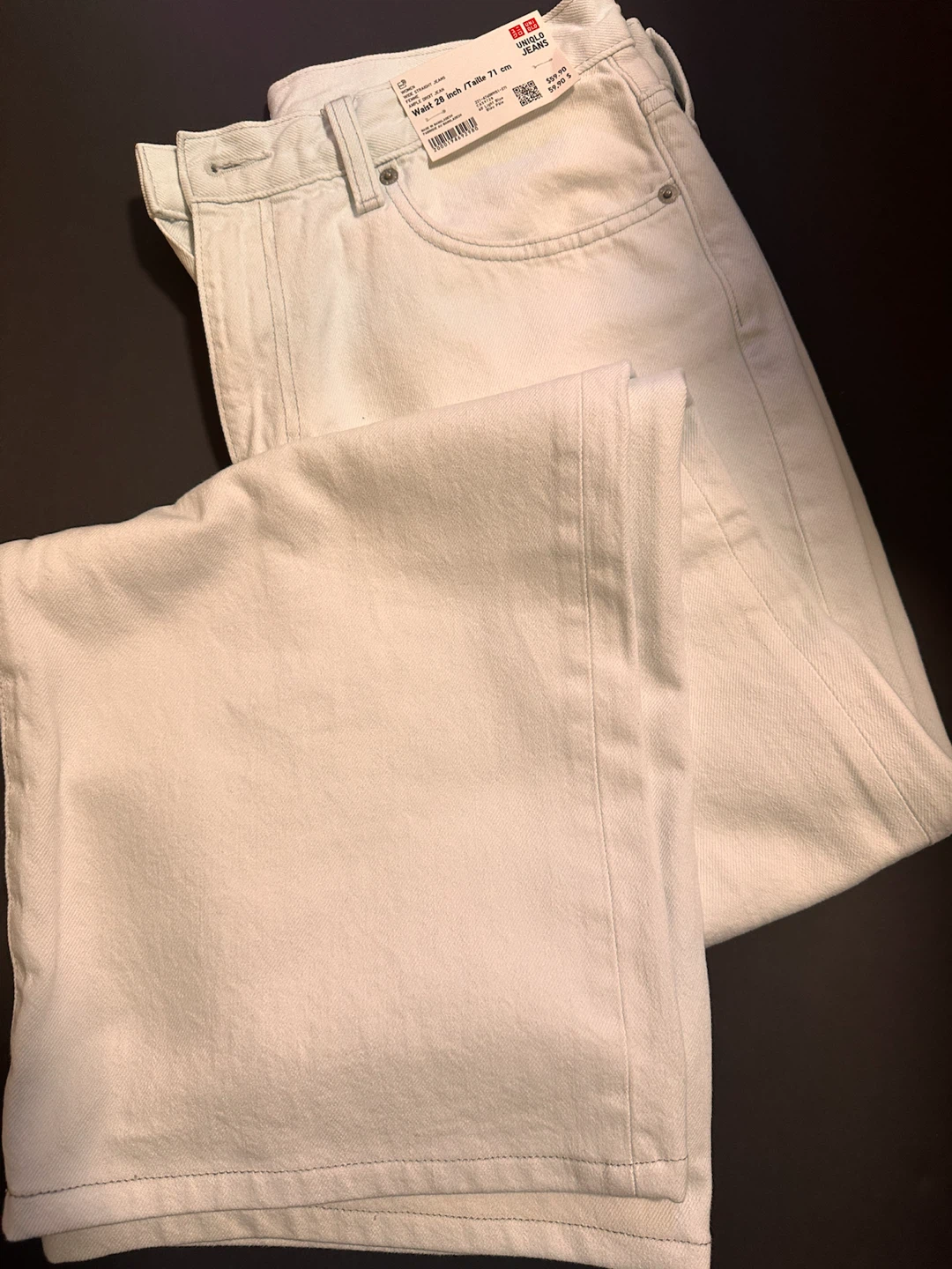 UNIQLO Wide Straight Jeans - Light Blue - Women's 28 - photo 4