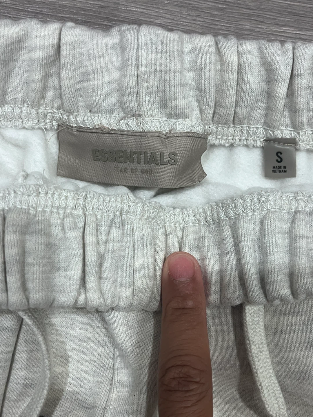 Essentials Fear of God Shorts - Light Grey - Size S - photo 5