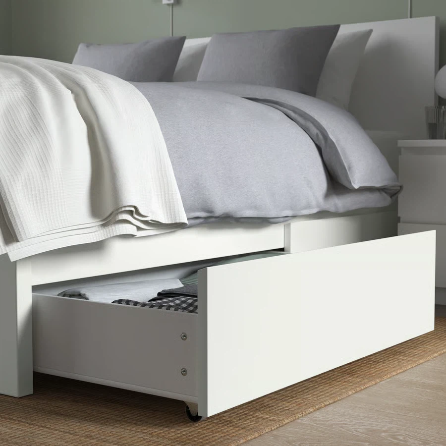 Ikea malm under bed drawers