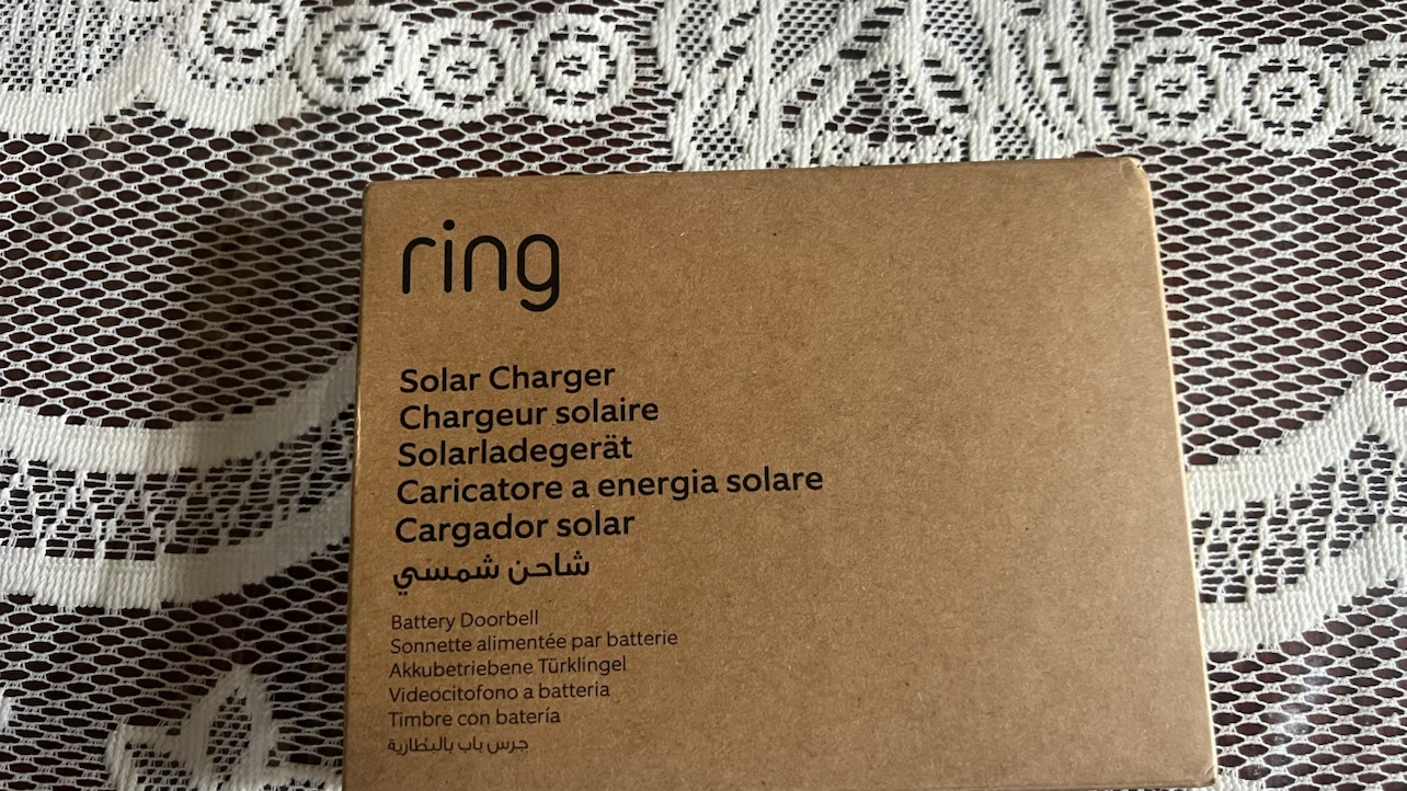 Ring solar charger