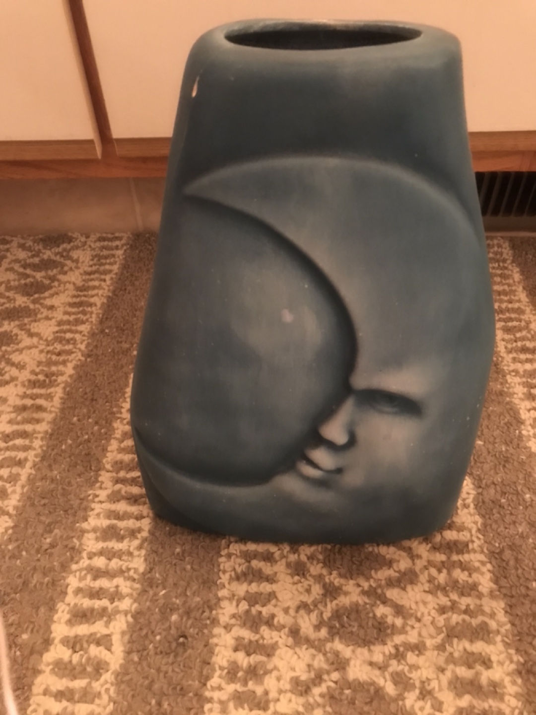 Blue Moon and Sun Ceramic Vase - photo 2