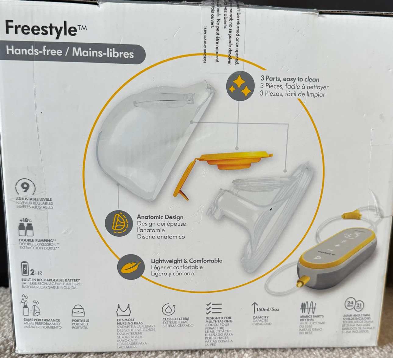 Medela Freestyle Hands-Free Double Electric Breast Pump - photo 2