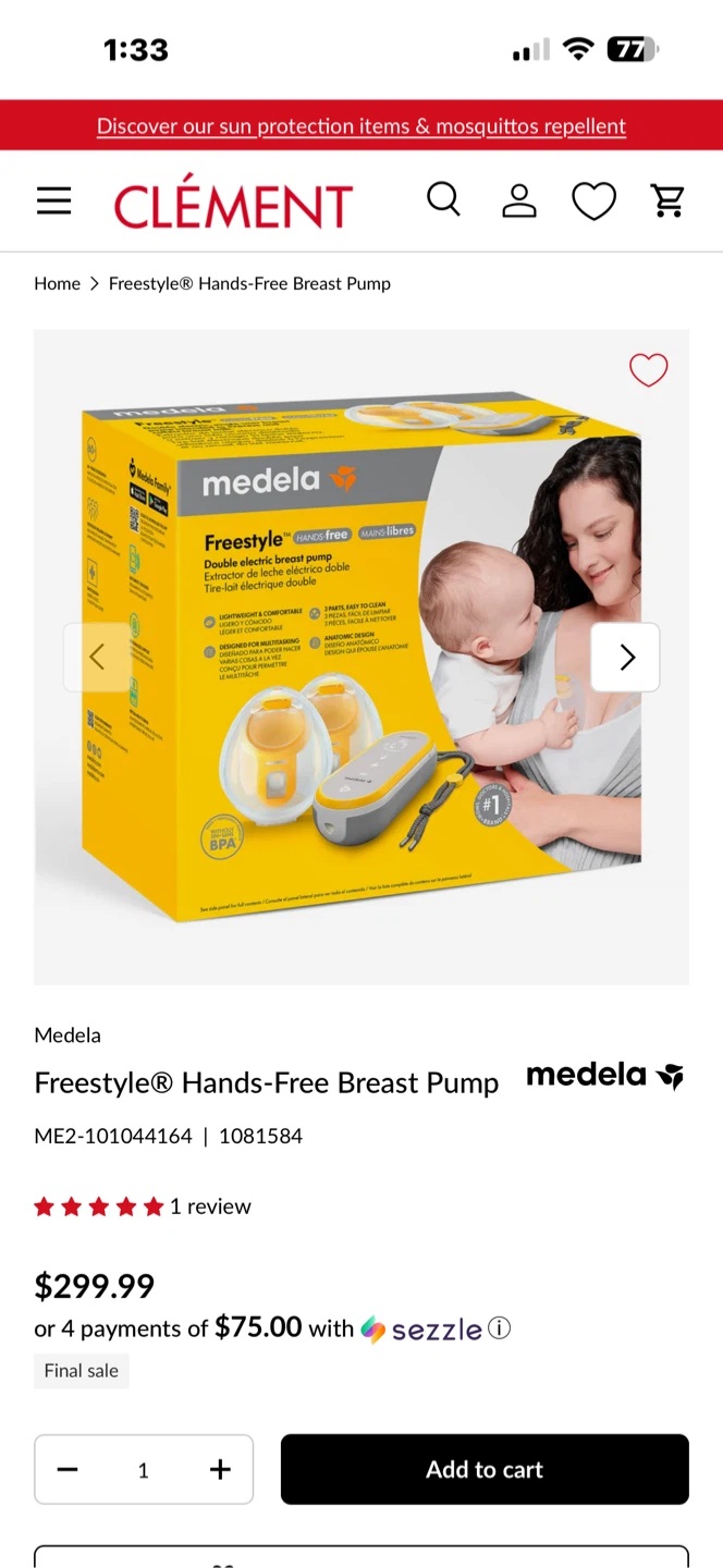 Medela Freestyle Hands-Free Double Electric Breast Pump - photo 3