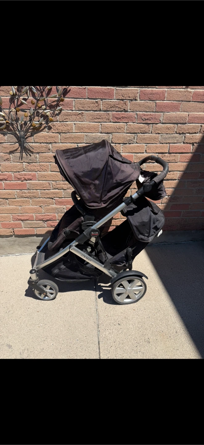 Double Stroller with Chair, Baby Bed, Baby Carseat