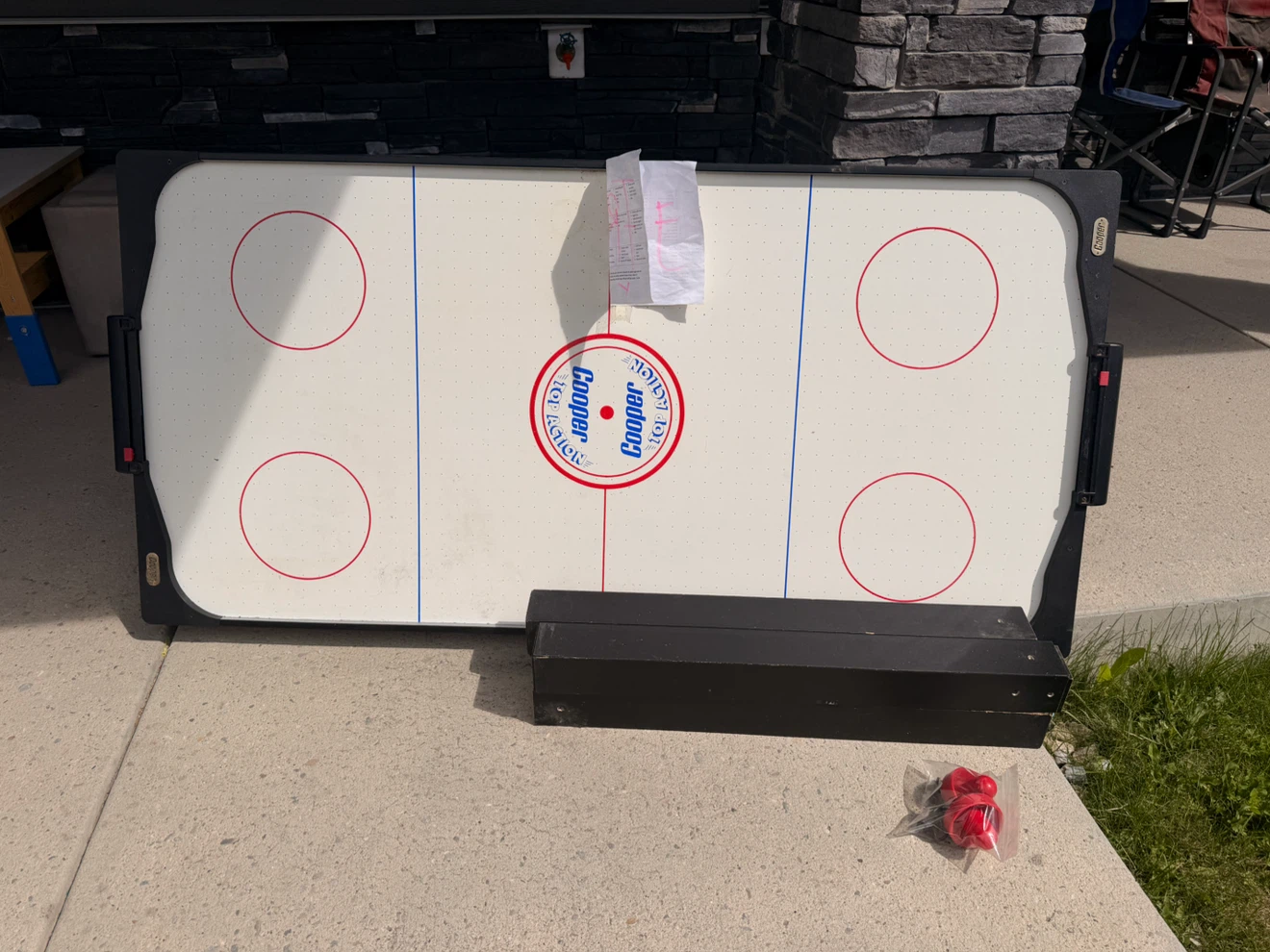 Cooper Tabletop Air Hockey Game