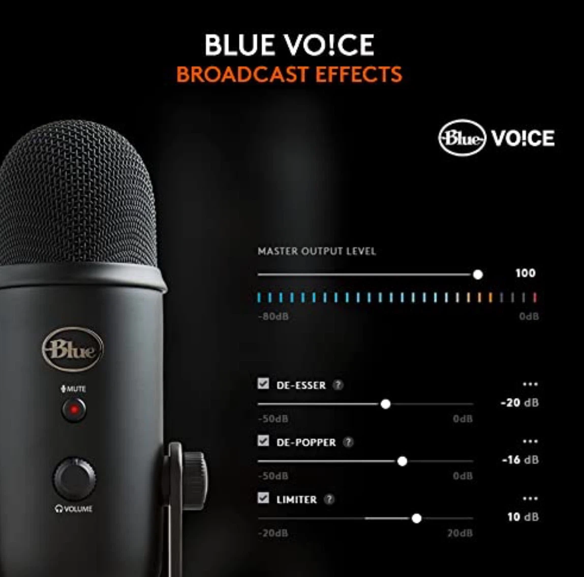 Like new Blue Yeti Microphone with desk Boom Arm - photo 2