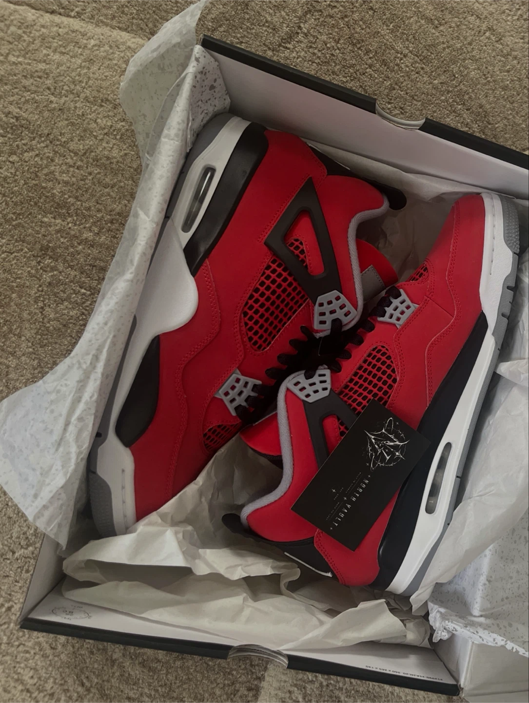 Size 12 Jordan 4 toro bravo 2026