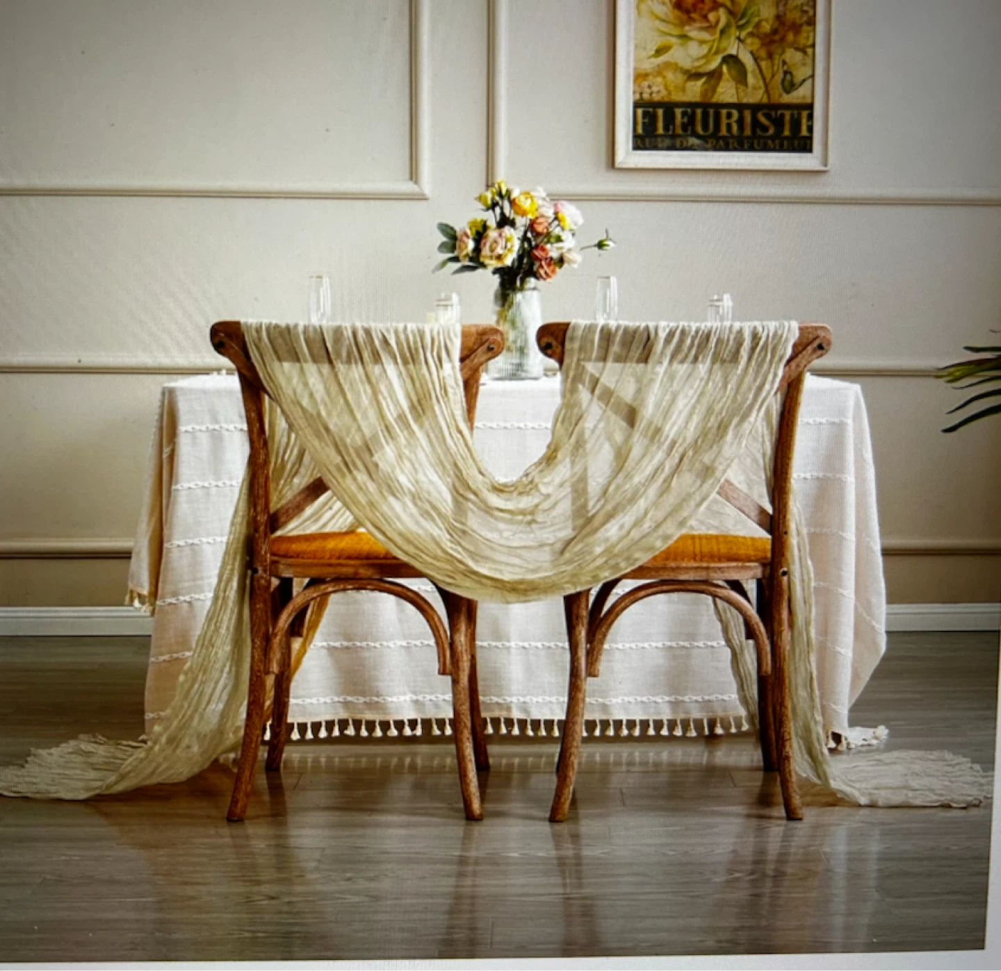 Table Runners 120" x 35" (2pink, 2champagne, 1white) - photo 4