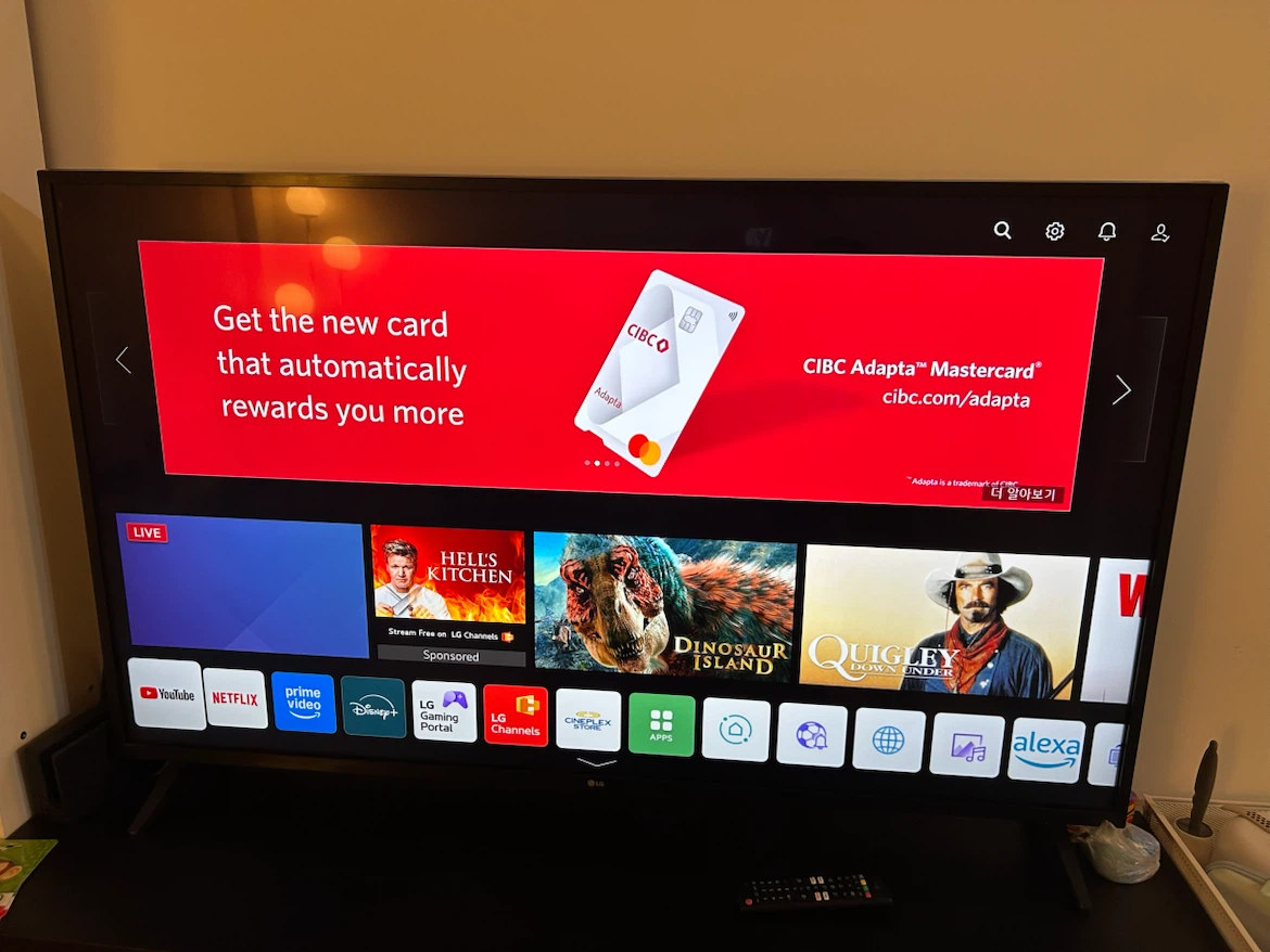 LG 55UP7100ZUF 55" Smart TV