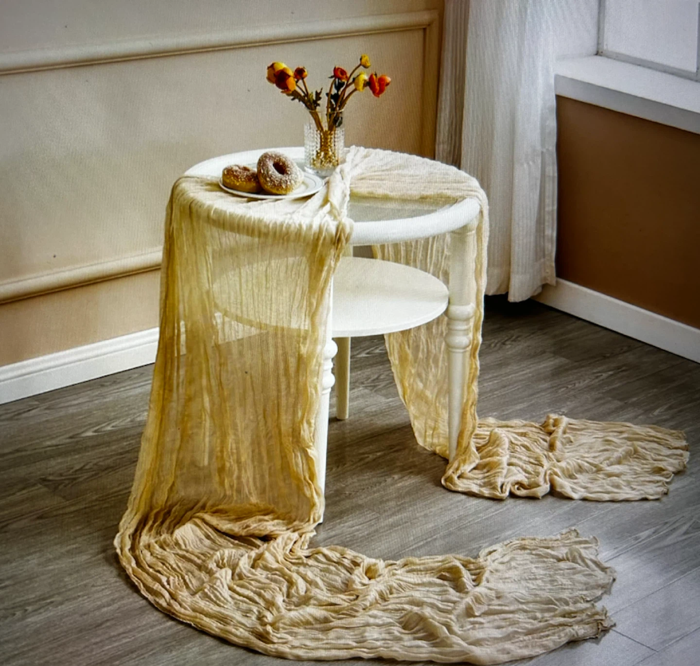 Table Runners 120" x 35" (2pink, 2champagne, 1white) - photo 5