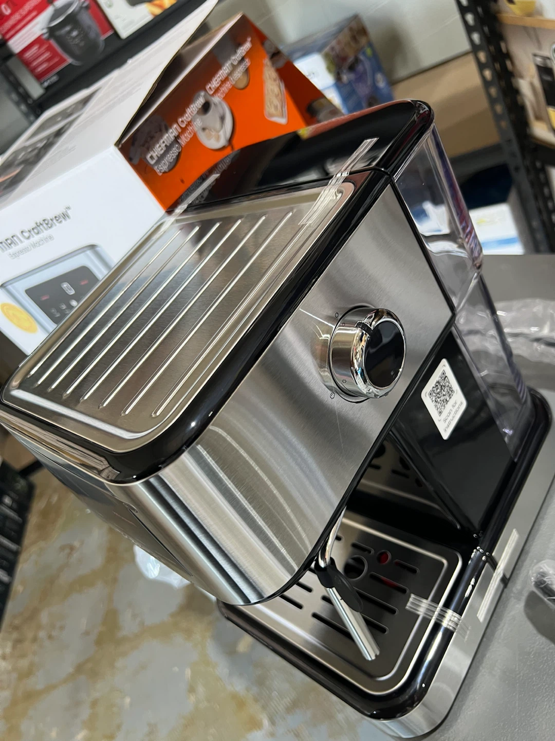 Chefman CraftBrew Espresso Machine w/ Steam Wand and Touch Cont. - photo 2