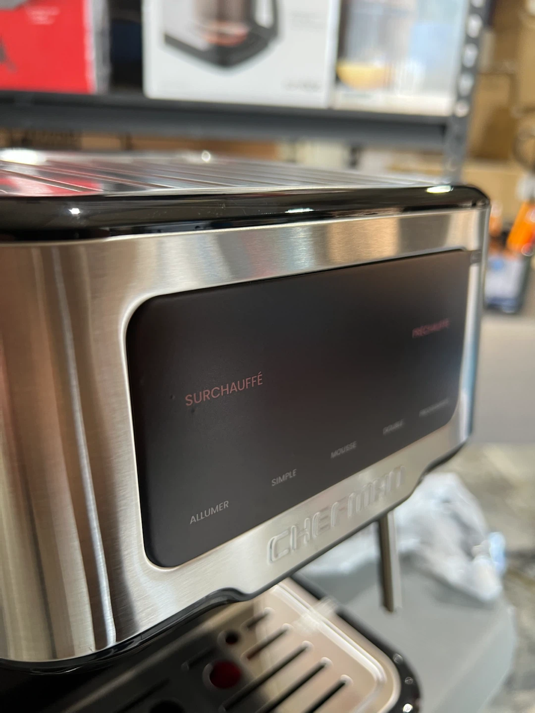Chefman CraftBrew Espresso Machine w/ Steam Wand and Touch Cont. - photo 3