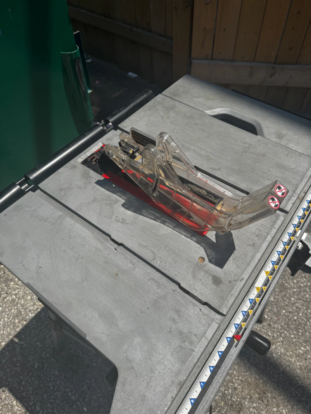 Ryobi jobsite portable table saw - photo 2