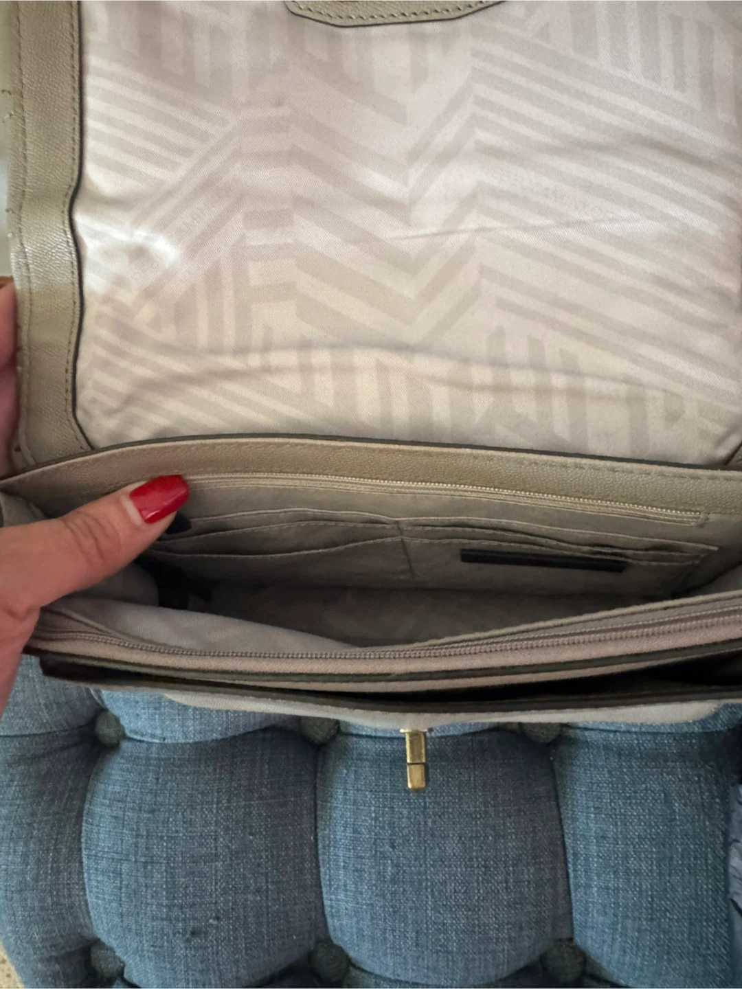 Rebecca Minkoff Love Crossbody Bag Light Gray - photo 2