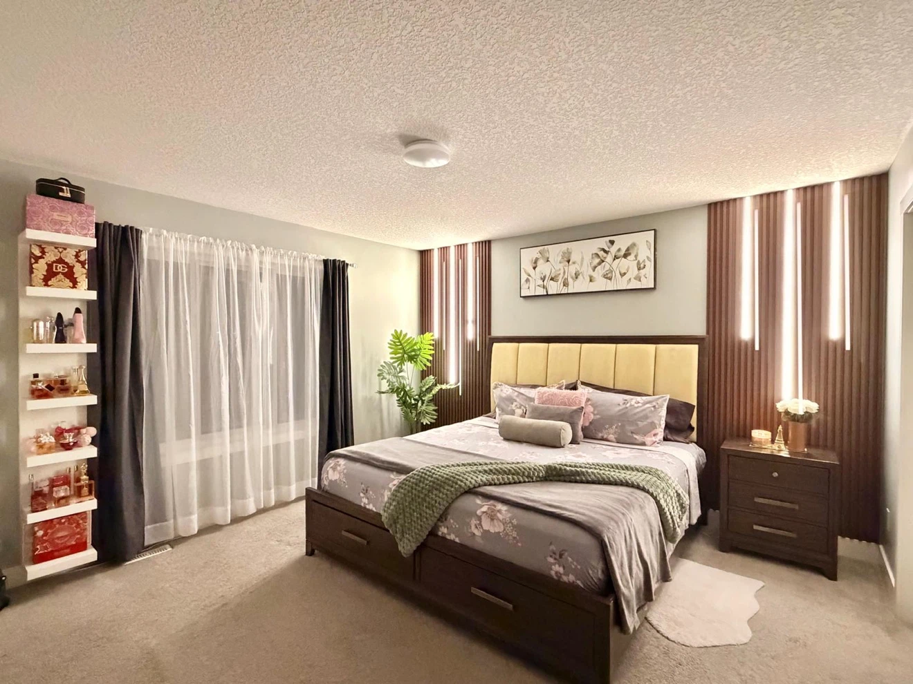 Luxury Queen Bed Frame with Drawers