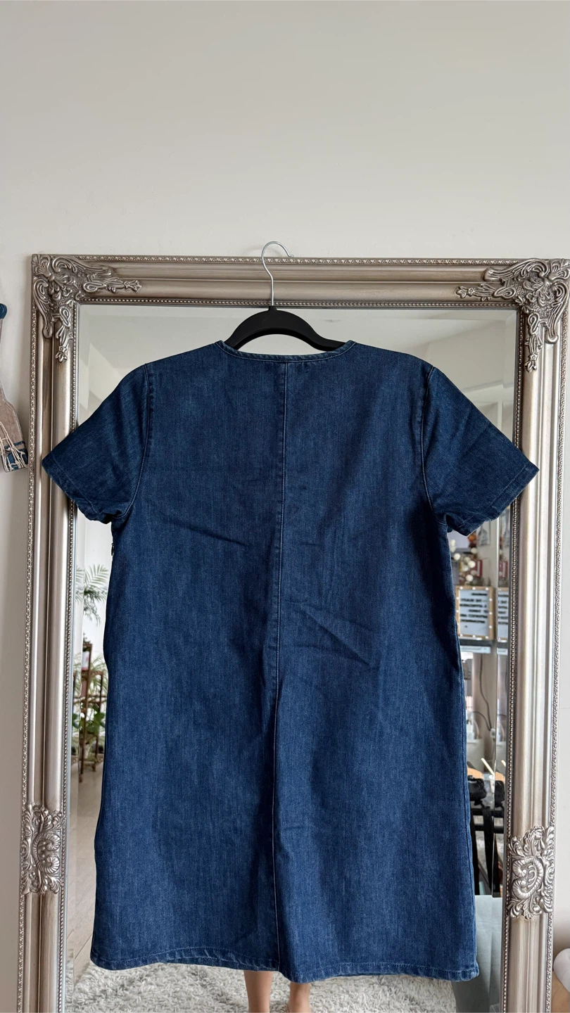 Forever 21 Denim Lace-Up Dress - photo 4